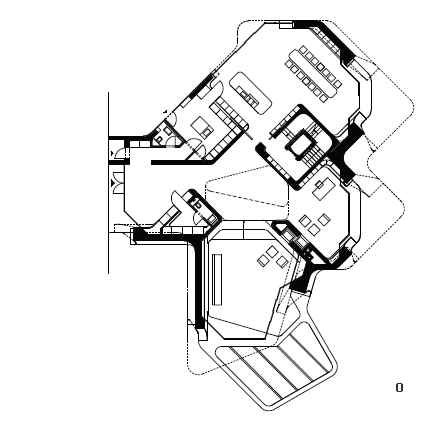 architecture maison moderne. plan de la maison moderne