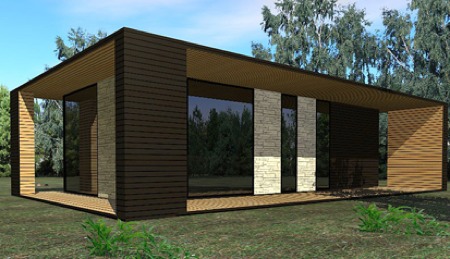 Maison loft en bois design Maison loft en bois design